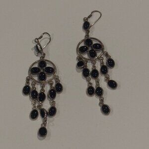 Elegant Black Dangle Earrings